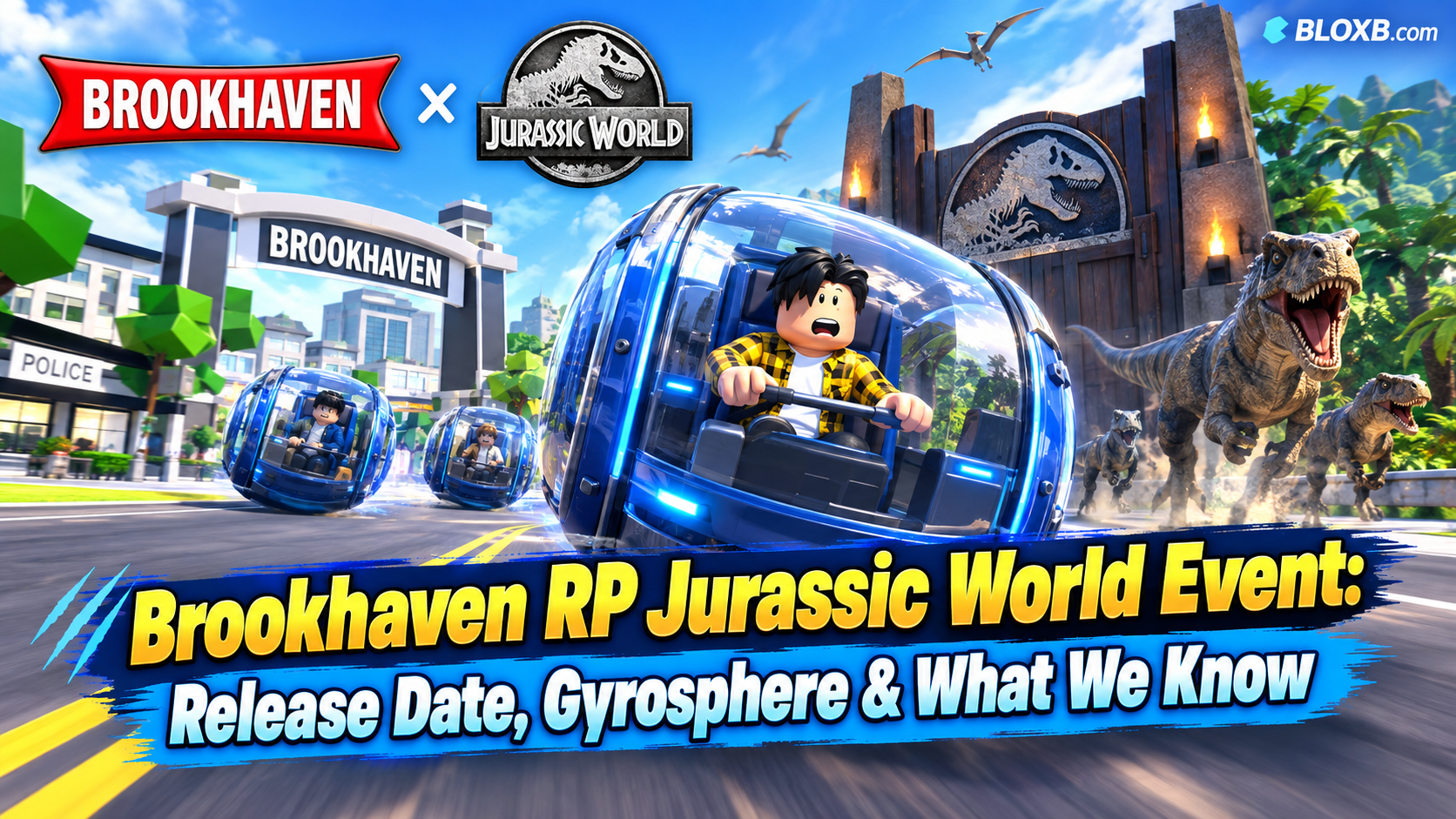 Brookhaven RP Jurassic World Event: Release Date, Gyrosphere & What We Know